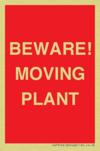 BEWARE! MOVING PLANT